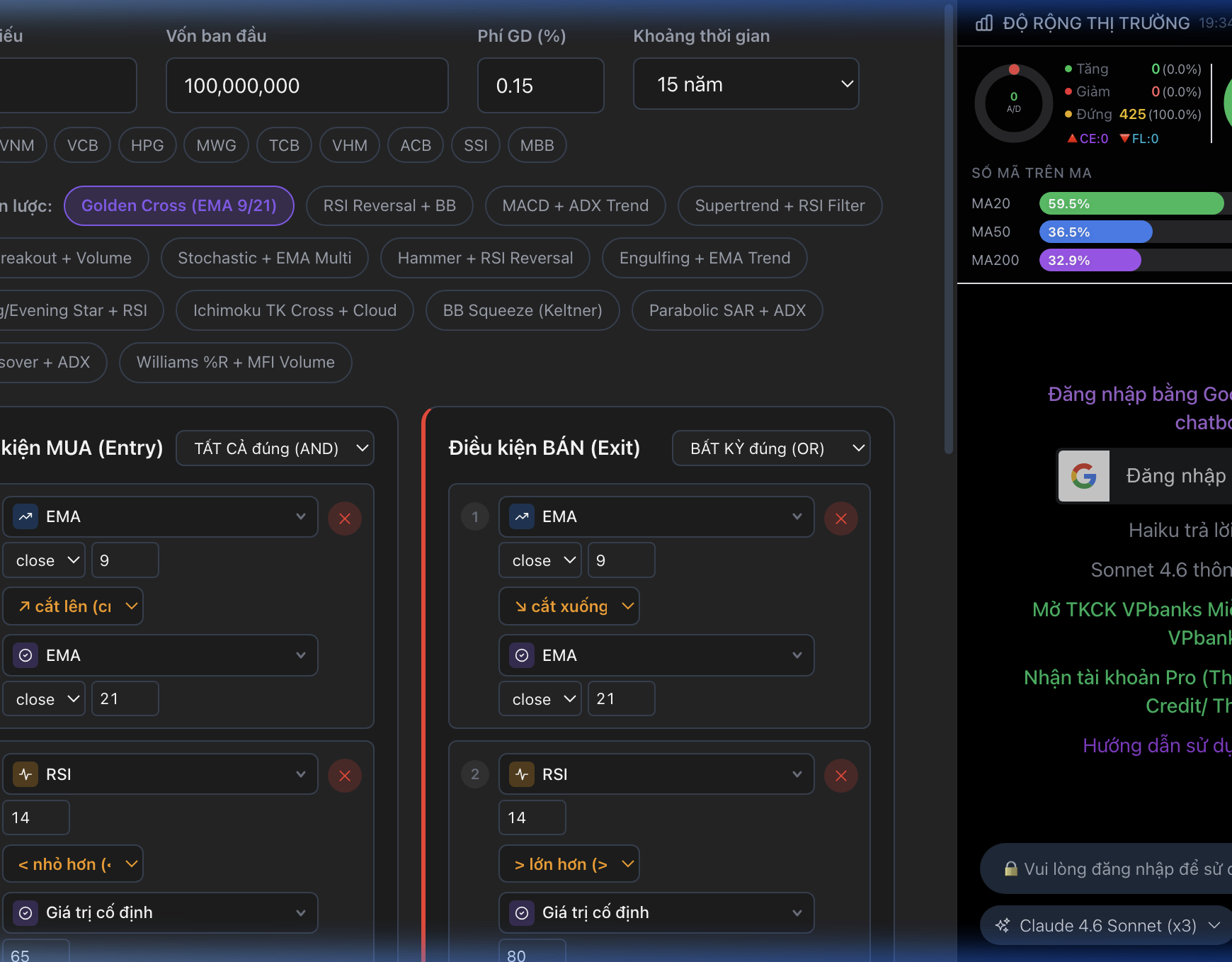 Backtest Engine — Kiểm chứng chiến lược đầu tư bằng dữ liệu thực trên LightInvest