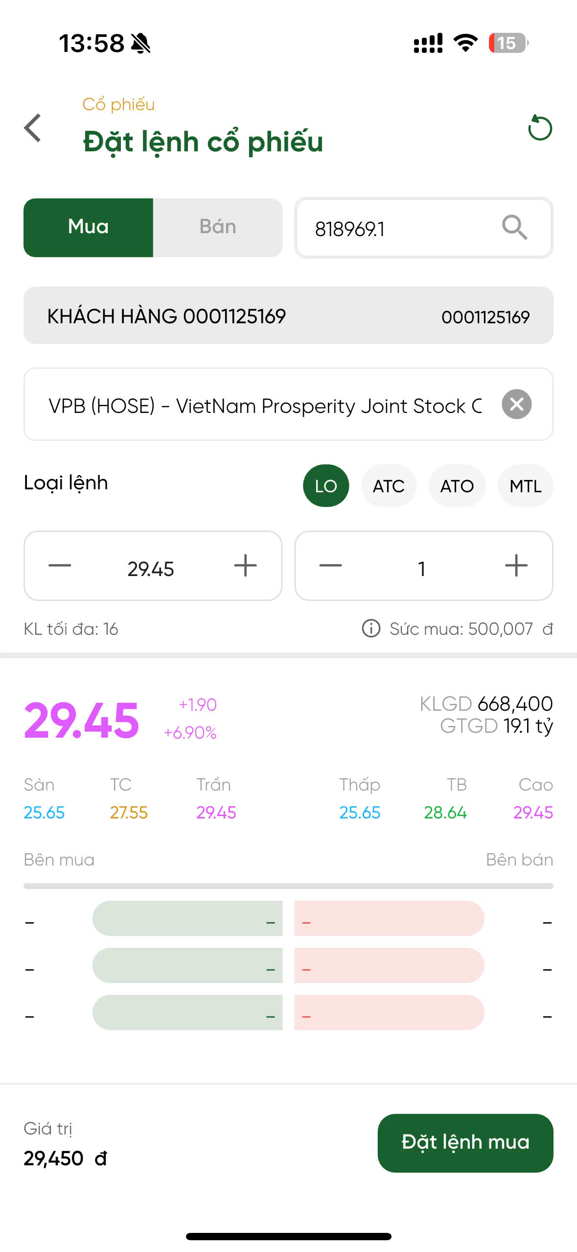 Bước 5 - Nhập giá