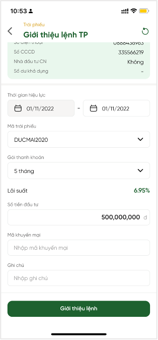 Giới thiệu lệnh trái phiếu - 6