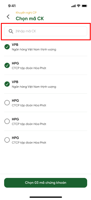Khuyến nghị cổ phiếu - 6