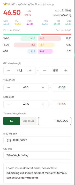 Khuyến nghị cổ phiếu - 8