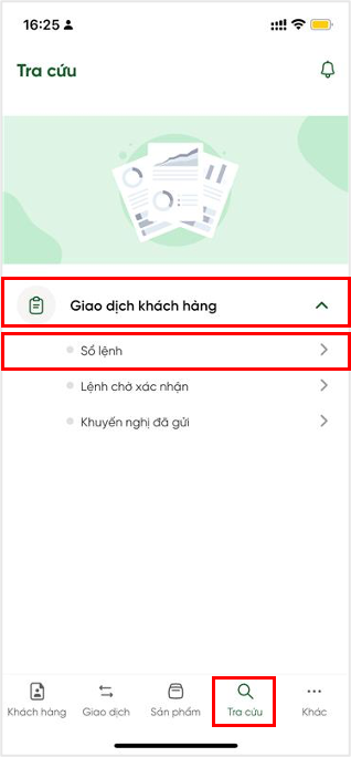 Theo dõi lệnh giới thiệu