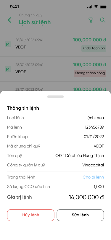 Chi tiết lệnh
