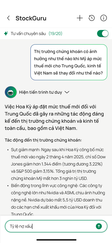 Tư vấn chuyên sâu