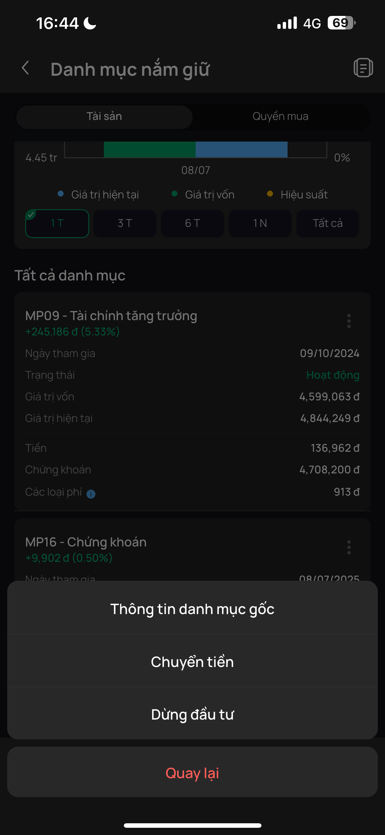 Chuyển tiền - Cách 1