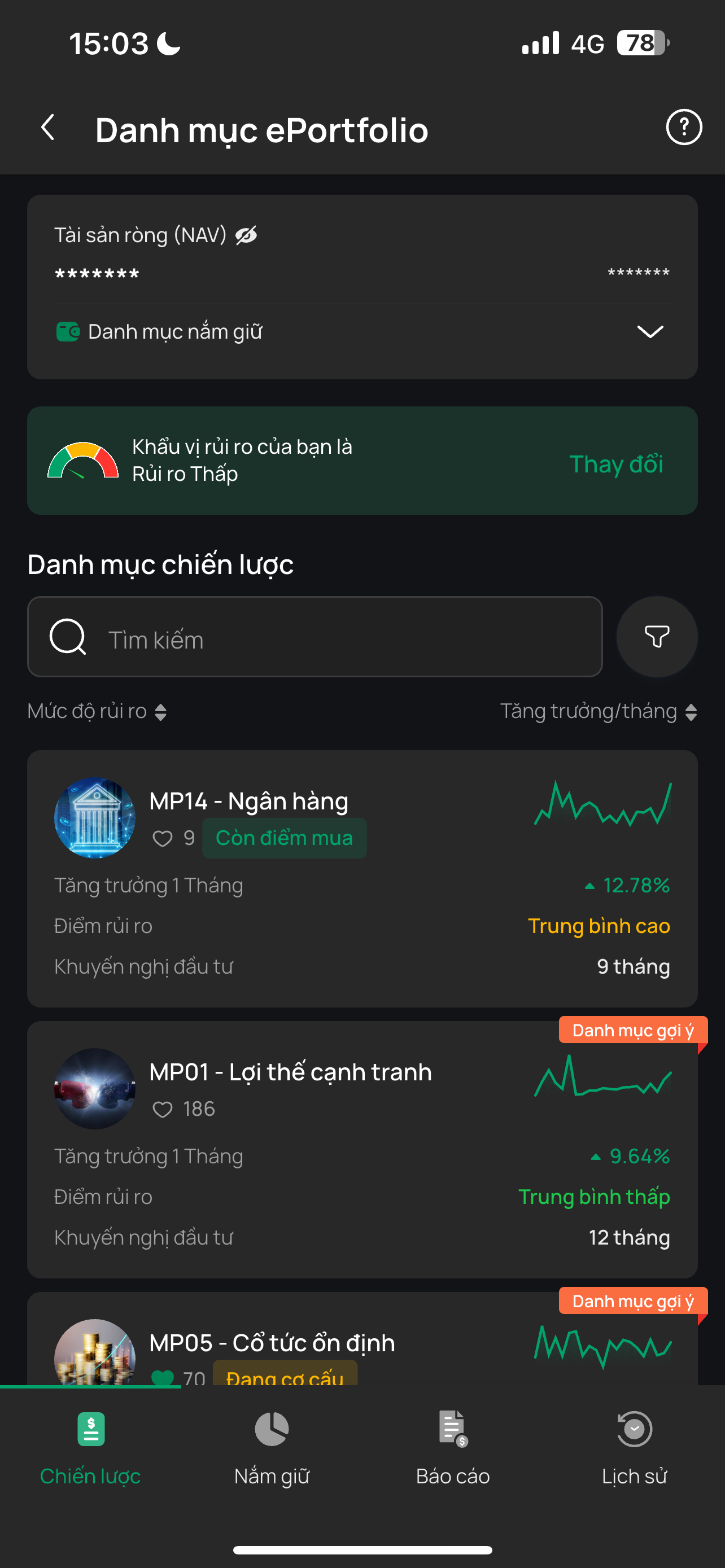 Màn hình Chiến lược