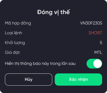 Đóng vị thế