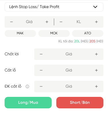 Stop Loss/Take Profit
