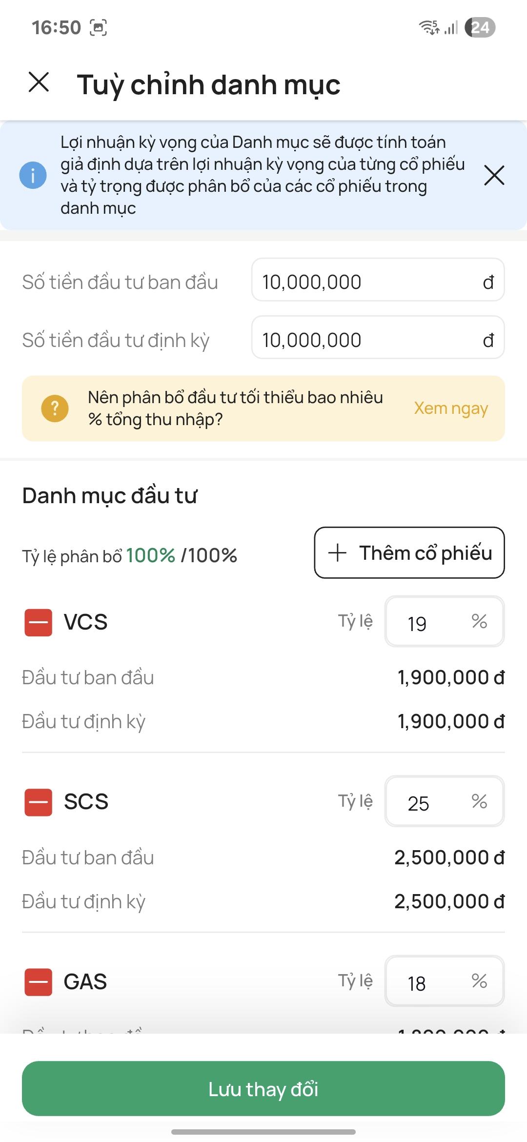 Phân bổ đầu tư