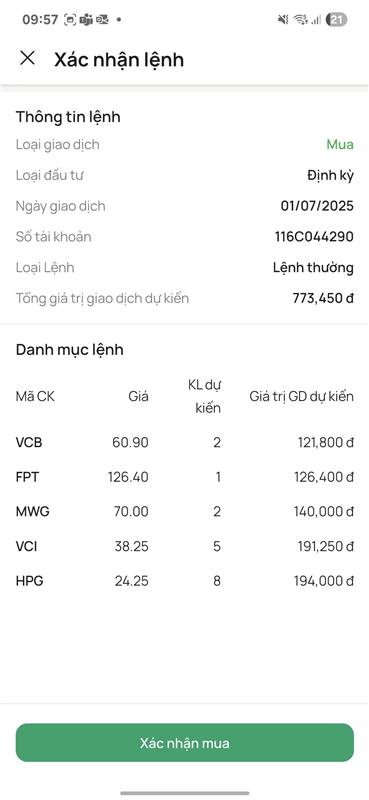 Lệnh chờ xác nhận